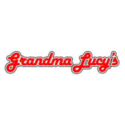 Grandma Lucy's red brand logo.