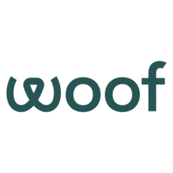 Woof brand logo.